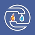 Логотип Югнаст - отопление и водоснабжение для дома