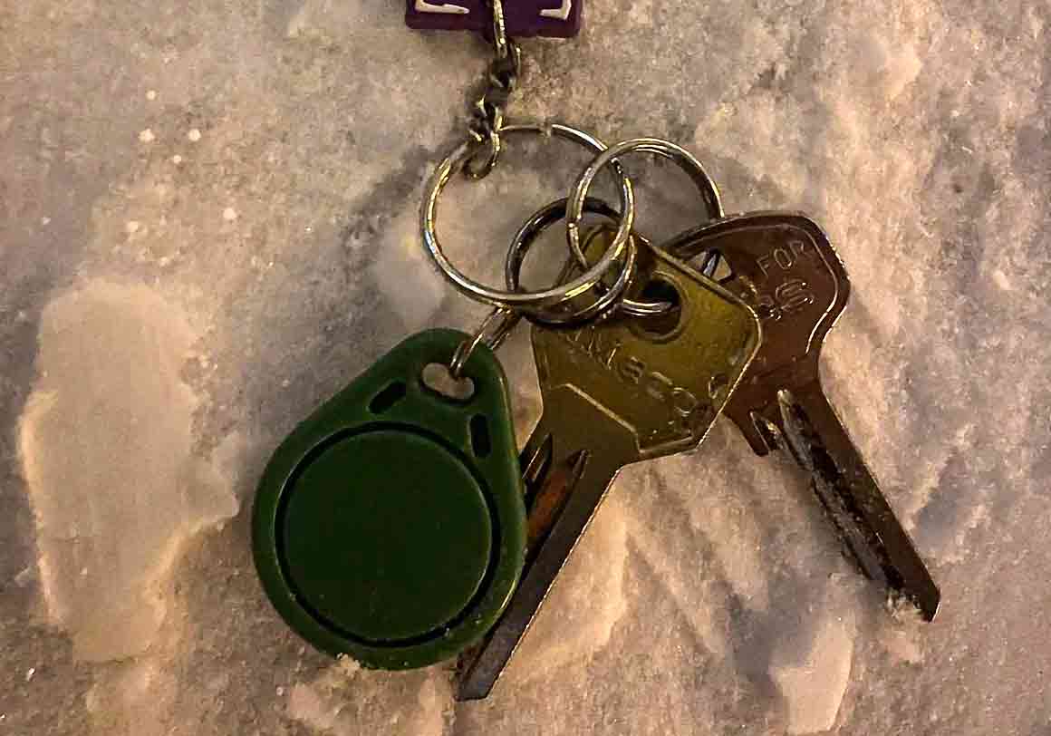 Нашли потерянные ключи