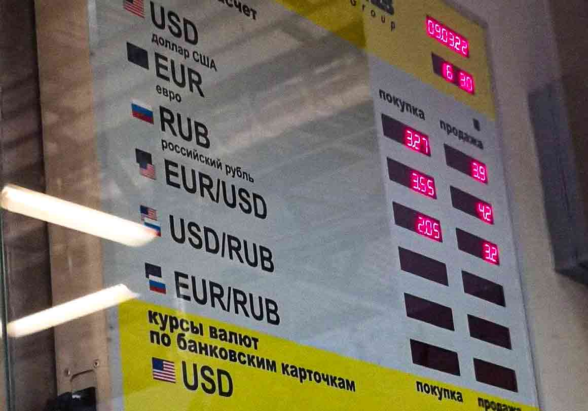 Обменные курсы в Приорбанке