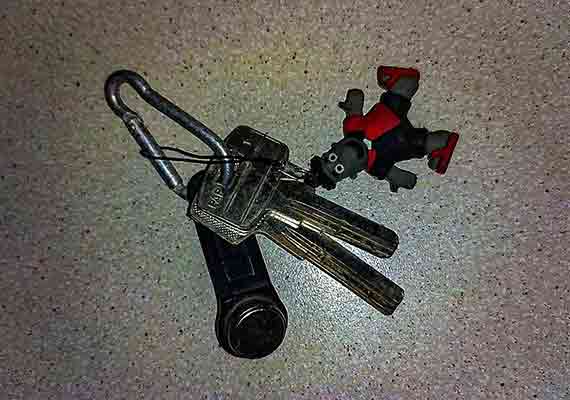 Найдены ключи от квартиры